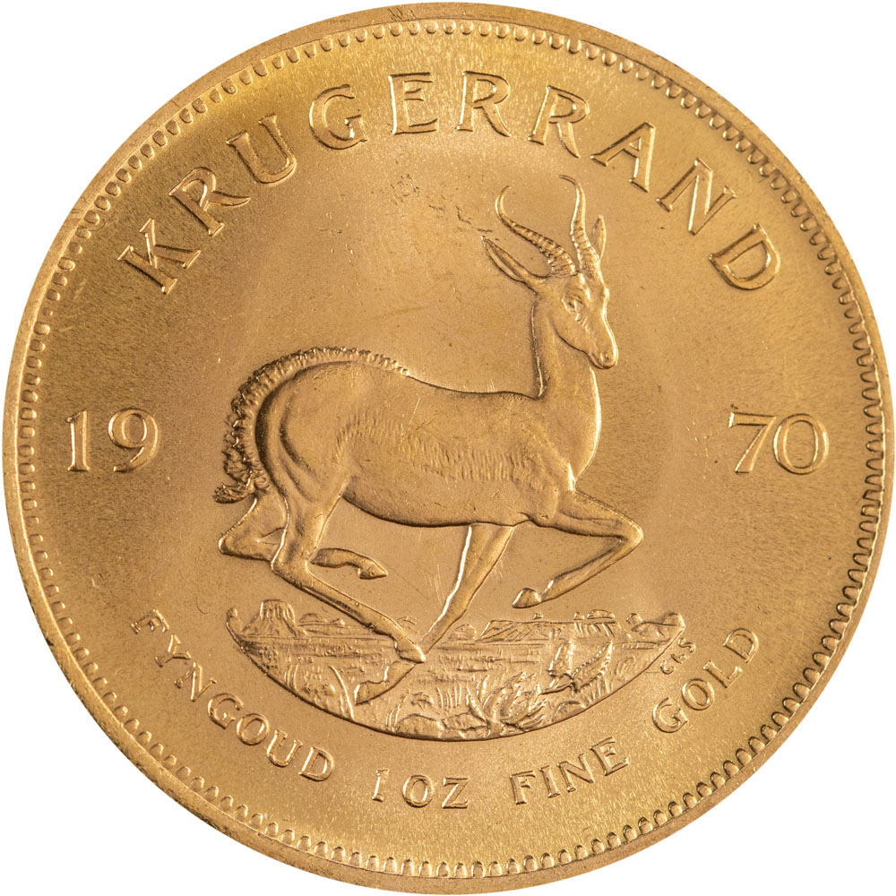 Oz South African Gold Krugerrand Coin L Bgasc