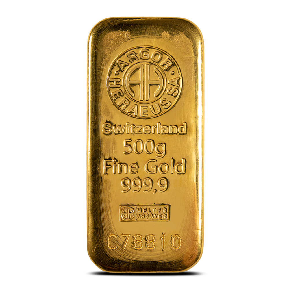 500 Gram Gold Bar (Varied Condition, Any Mint) l BGASC™