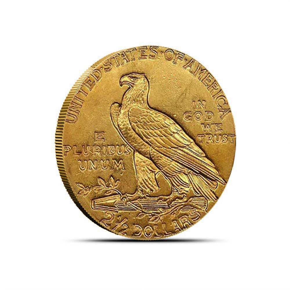 Pre-33 $2.50 Indian Quarter Eagle Gold Coin Cleaned