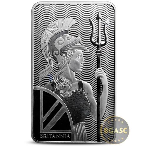 100 oz Royal Mint Britannia Silver Bar l BGASC™