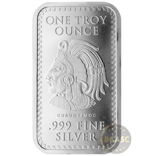 1 oz Aztec Calendar Silver Bar l BGASC™